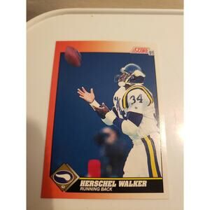 Herschel Walker 1991 Score #348 - Minnesota Vikings - NFL - Fresh Pull